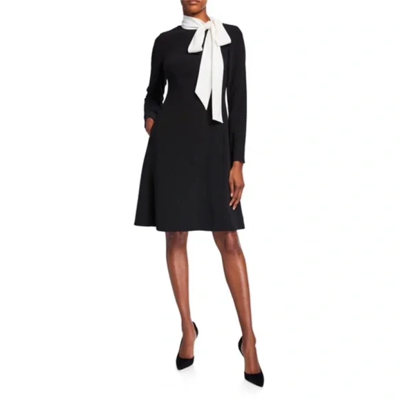 Mikael Aghal Tie-Neck Dress - Picture 2 of 6